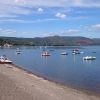 Beach of Bracciano Lake