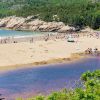 Plaża z piaskiem