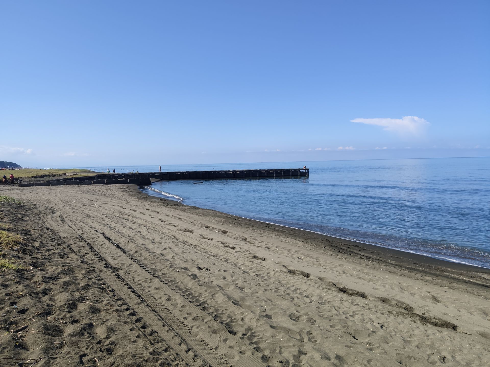 Foto van Ureki Nature beach met laag niveau van netheid