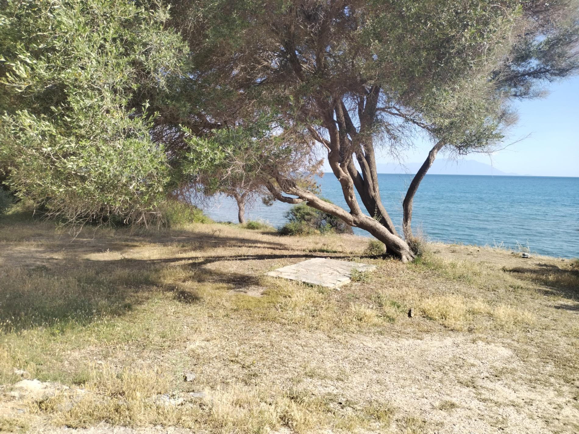 Foto de Mesimvria Zoni beach rodeado por montanhas