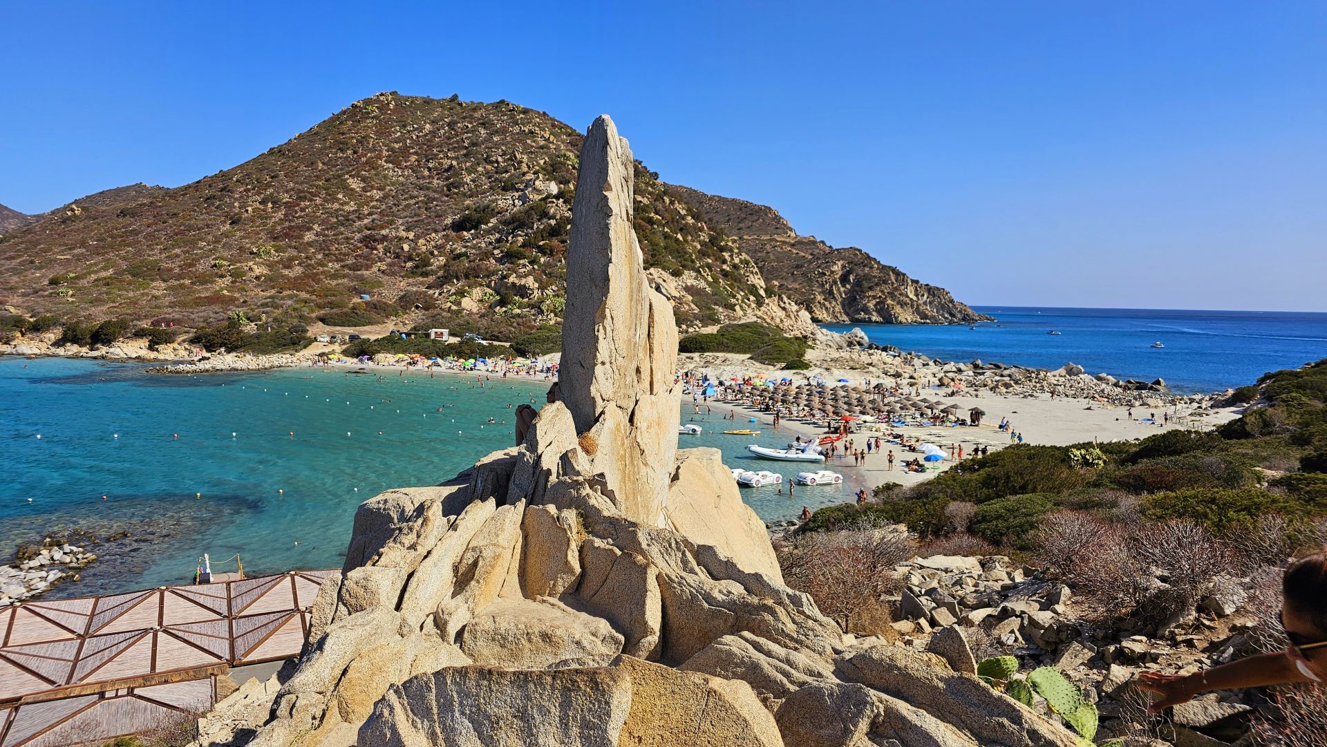 Foto di Spiaggia di Punta Molentis - luogo popolare tra gli intenditori del relax