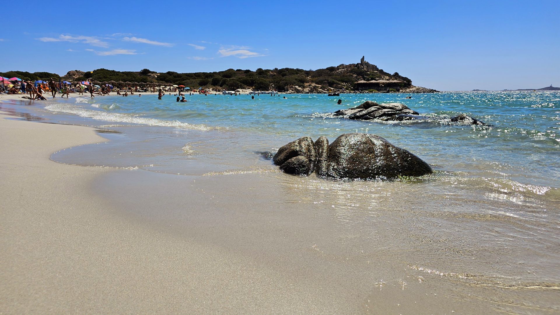 Foto di Spiaggia di Punta Molentis - raccomandato per i viaggiatori in famiglia con bambini