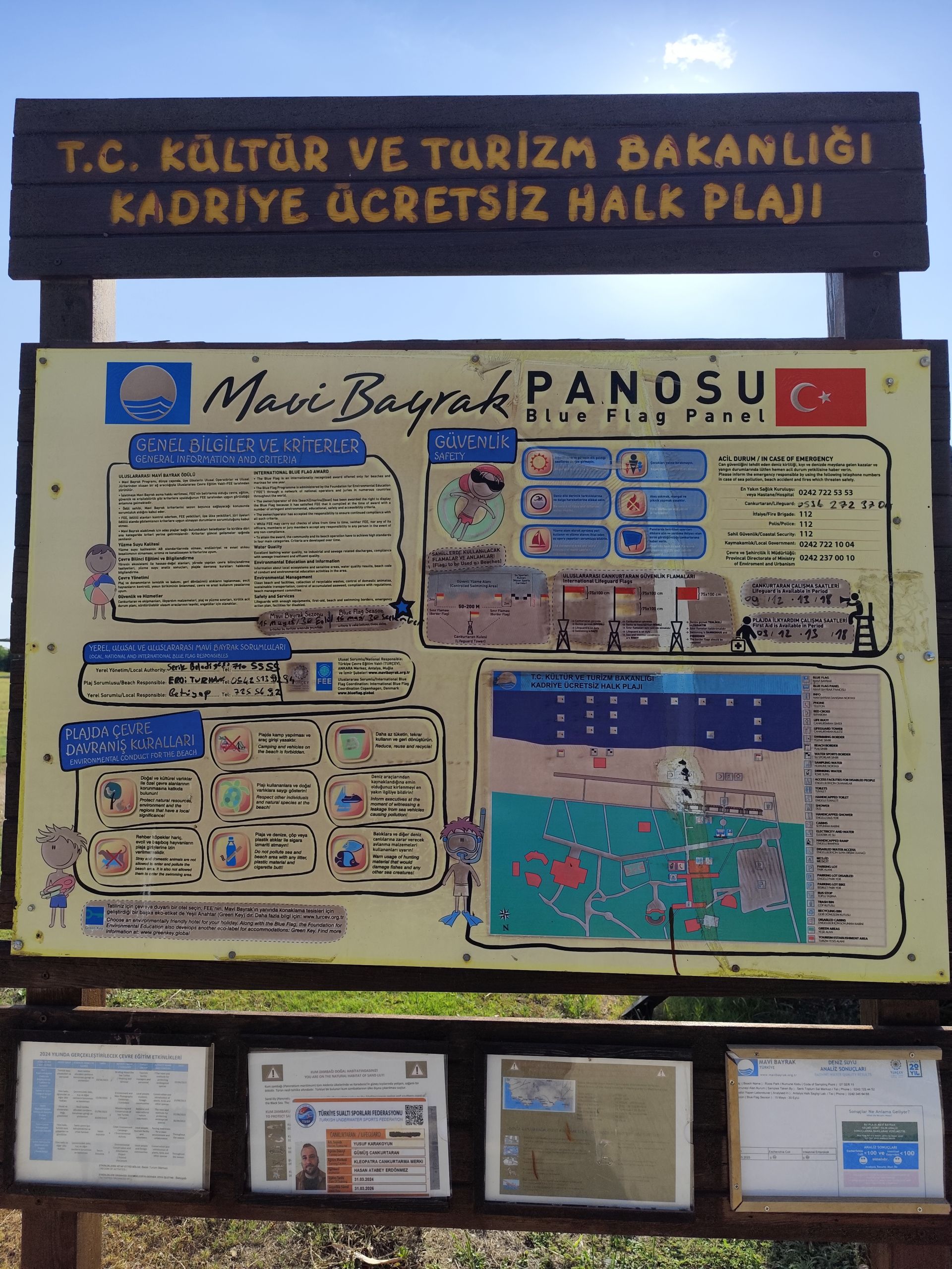 Foto di Kadriye Public Beach e l'insediamento
