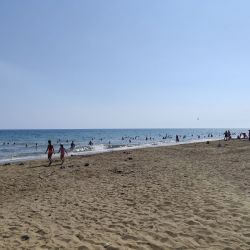 Foto di Kadriye Public Beach area parzialmente alberghiera
